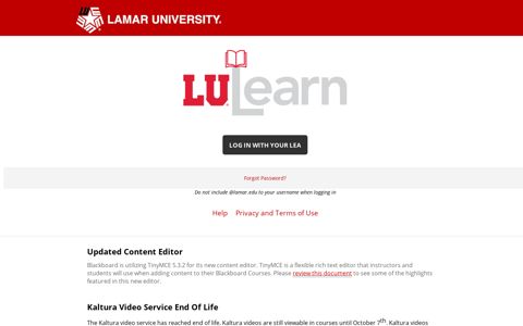 LU Learn - Blackboard.com