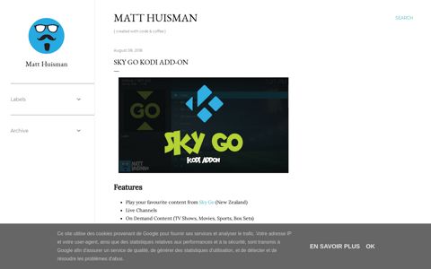 Sky Go Kodi Add-on - Matt Huisman