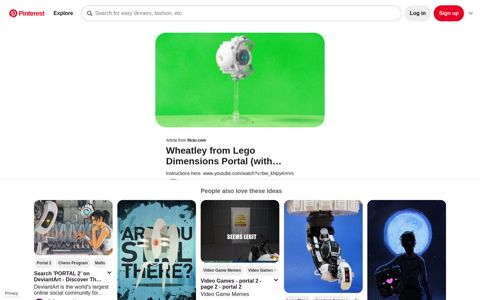 Wheatley from Lego Dimensions Portal (with instructions ...