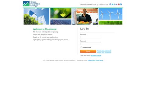 Green Mountain Energy - Account Log On