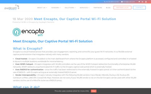 Meet Encapto, Our Captive Portal Wi-Fi Solution | Purdicom ...