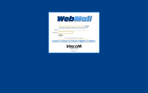 WebMail Login - EHB Online