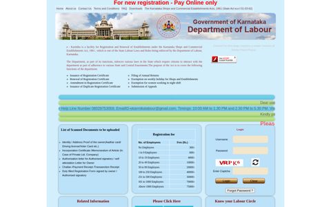 Karnataka - Department of Labour