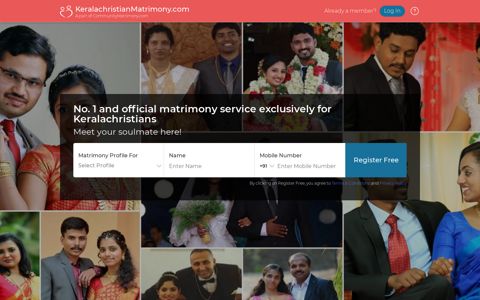 Kerala Christian Matrimony - The No. 1 Matrimony Site for ...