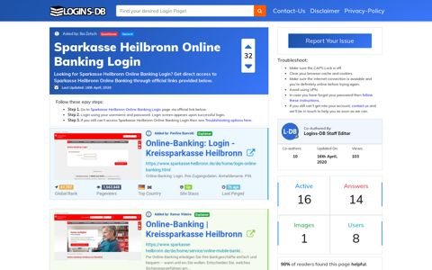 Sparkasse Heilbronn Online Banking Login - Logins-DB