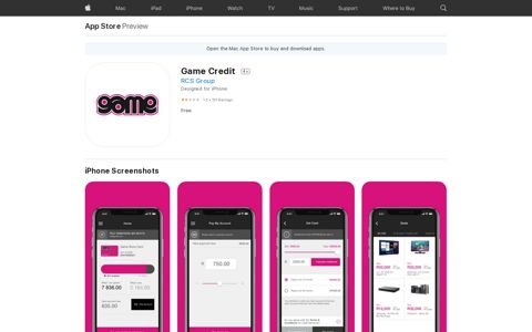 ‎Game Credit on the App Store