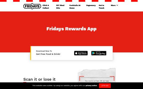 Loyalty Rewards Scheme App | Fridays UK - TGI Fridays