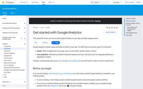 Get started with Google Analytics | Firebase