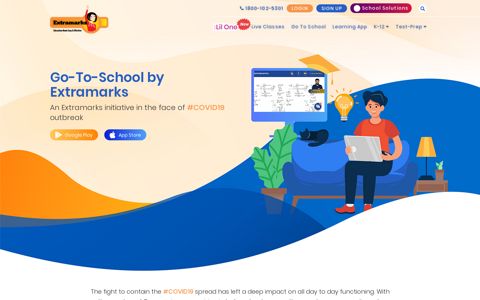 Go-To-School An initiative for all Extramarks enabled schools
