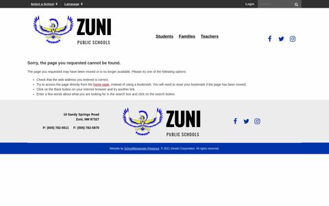 Information for P-EBT Benefits for Students - Zuni Public ...