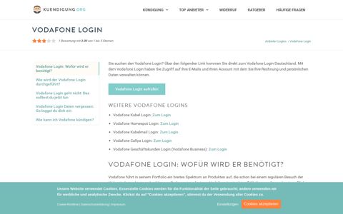 Vodafone Login ▷ Zum Vodafone Deutschland Kunden-Login