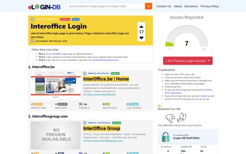 Interoffice Login - A database full of login pages from all over ...