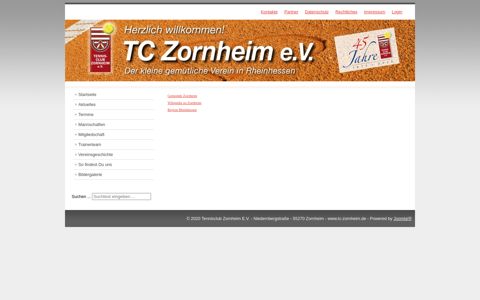 Gemeinden - TC Zornheim