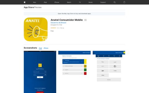 ‎Anatel Consumidor Mobile on the App Store