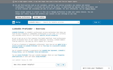 LinkedIn ProFinder - Overview | LinkedIn Help