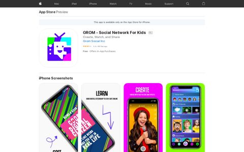 ‎GROM - Social Network For Kids on the App Store