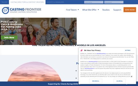 Post A Casting Call Los Angeles | LA Casting | Casting Frontier