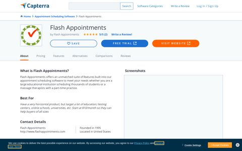 Flash Appointments Reviews and Pricing - 2020 - Capterra