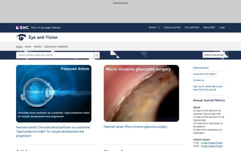 Eye and Vision | Home page