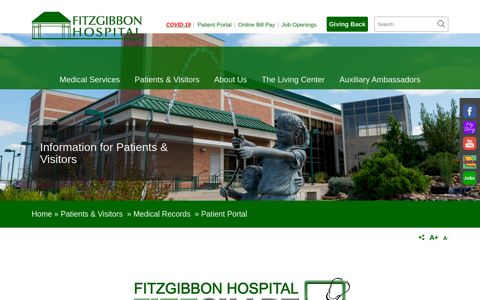 FitzChart Patient Portal | Fitzgibbon Hospital