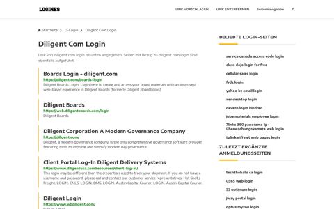Diligent Com Login | Allgemeine Informationen zur Anmeldung