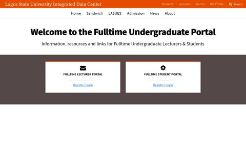 Lagos State University Integrated Data Center: Fulltime ...