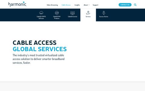Cable Access Services - Harmonic Inc.