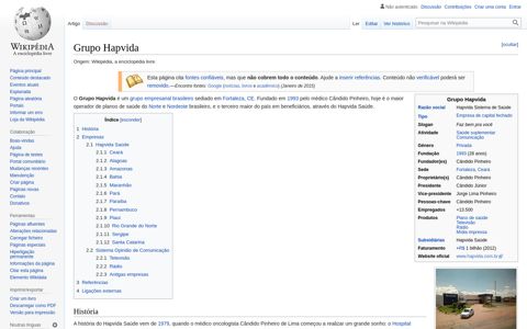 Grupo Hapvida – Wikipédia, a enciclopédia livre