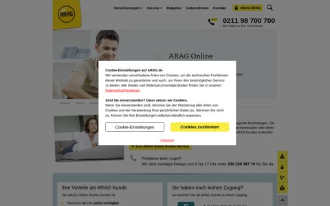 ARAG Online Rechts-Service - ARAG Versicherung
