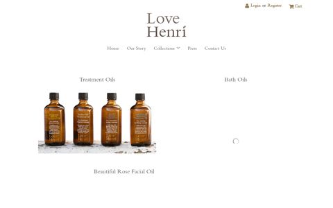 Customer Login - Love Henri