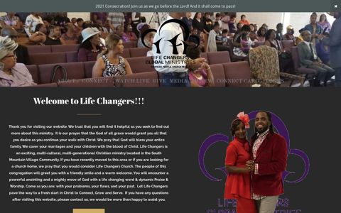 Life Changers Global Ministries - Home