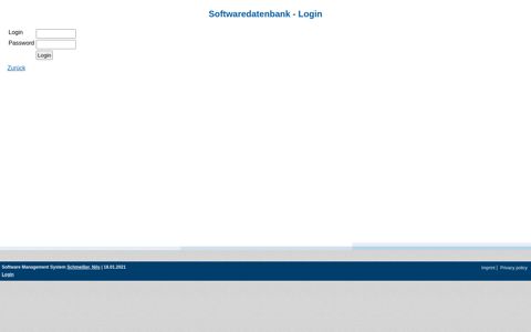 Softwaredatenbank - Login - Helmholtz-Zentrum ... - HZDR