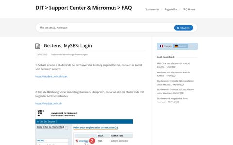 Gestens, MySES: Login – DIT > Support Center & Micromus ...
