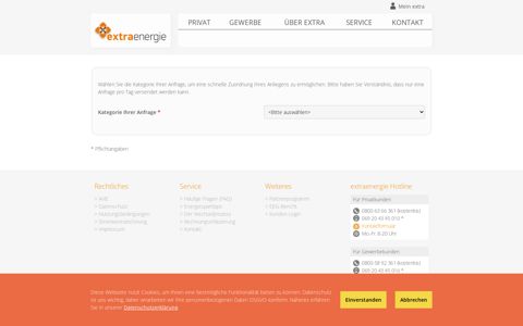 Kunden-Login | extraenergie.com - ExtraEnergie GmbH