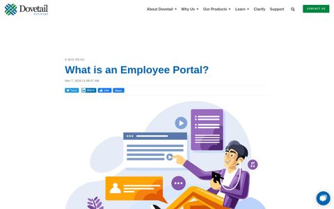 What is an Employee Portal? - Dovetail Software