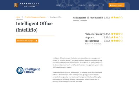 Intelligent Office (Intelliflo) - NextWealth - NextWealth Directory