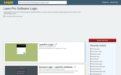 Lawn Pro Software Login - Loginii.com