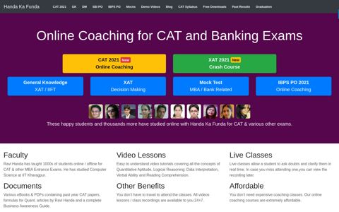 Handa Ka Funda - Online Coaching for CAT and Banking ...