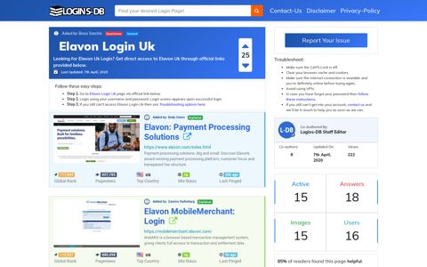 Elavon Login Uk - Logins-DB