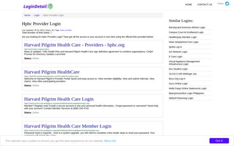 Hphc Provider Login Harvard Pilgrim Health Care - Providers - hphc ...