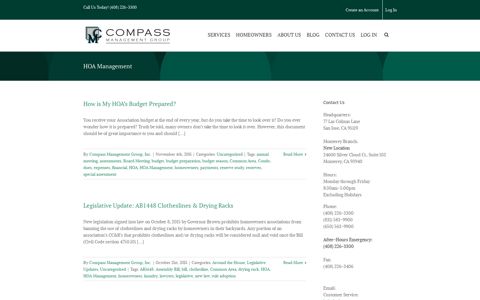 HOA Management - Compass Management Group
