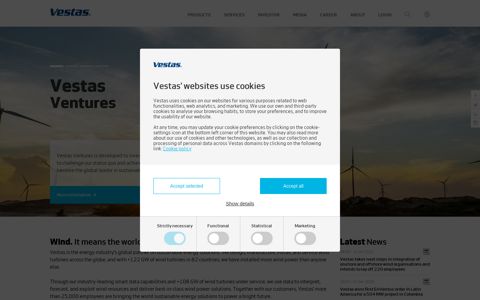 Vestas - wind turbine solutions and services