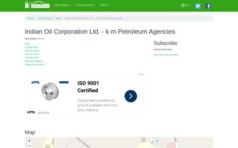 Indian Oil Corporation Ltd. - k m Petroleum Agencies ...