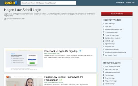 Hagen Law Scholl Login - Loginii.com