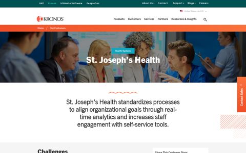 St. Joseph's Health Customer Story | Kronos
