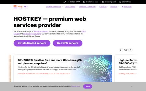 HOSTKEY: Premium web services provider in the Netherlands ...