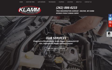 Klamm Total Automotive: Racine WI Tires & Auto Repair Shop
