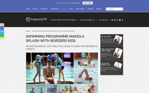 Swimming programme makes a splash with Borders kids ...