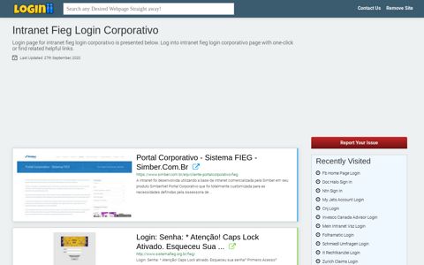 Intranet Fieg Login Corporativo - Loginii.com