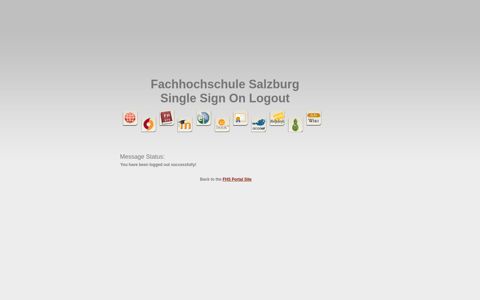 FHS Single Sign On - Logout Page